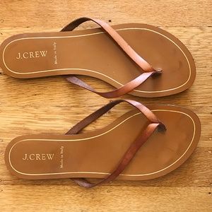 JCrew Leather Capri Sandals